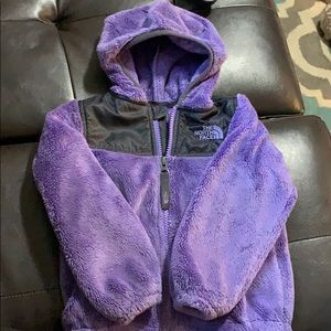 Toddler Girl North Face Hooded Fleece Sz. 2t